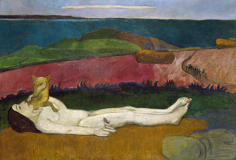 The Loss of Virginity Painting by Paul Gauguin
