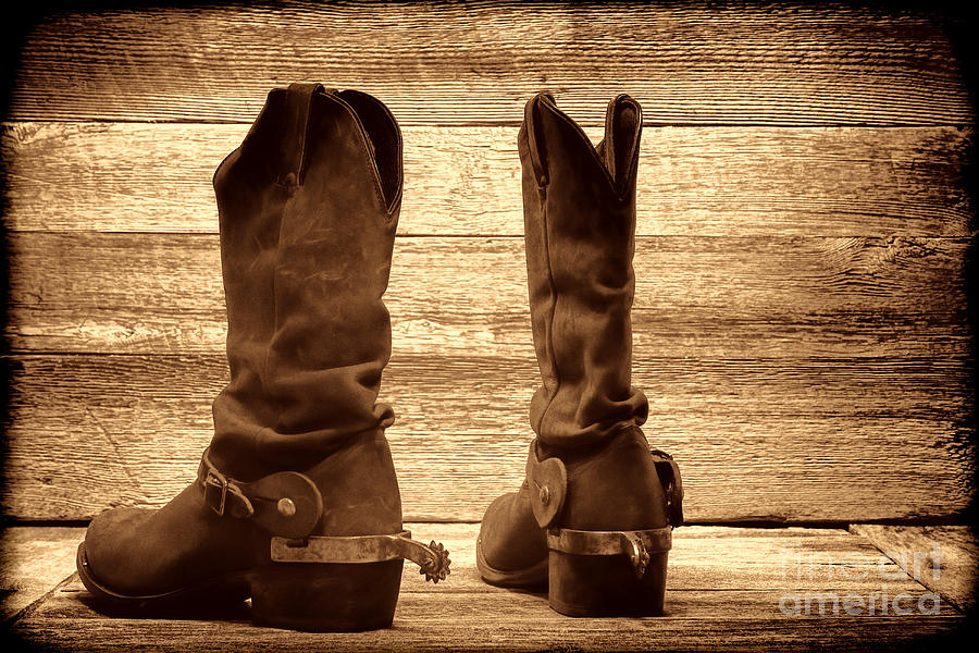 The Lost Boots Photograph by American West Legend By Olivier Le Queinec ...