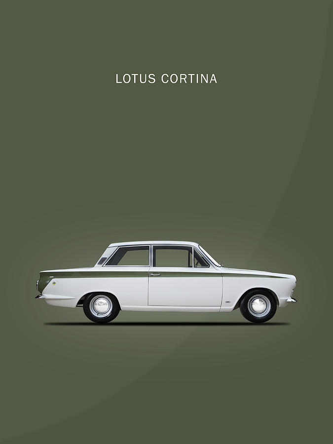 Transportation Photograph - The Lotus Cortina by Mark Rogan