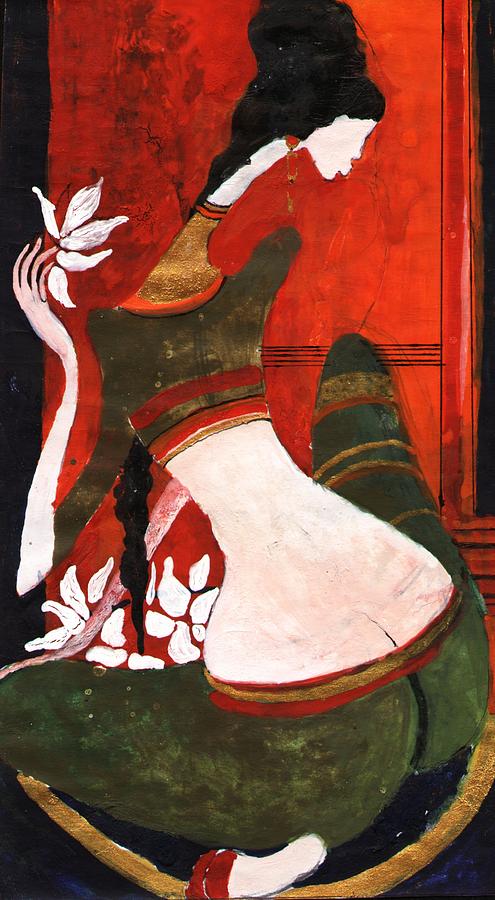 The lotus Painting by Maya Manolova