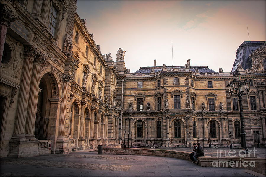 The Louvre Architecture Exterior Buildings Photograph by Chuck Kuhn