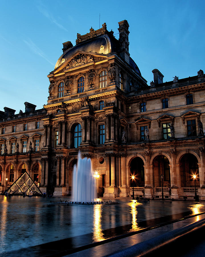 Paris Photograph - The Louvre Palace by Kendall James