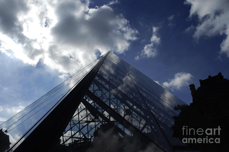 The Louvre Pyramid Paris Photograph by Micah May