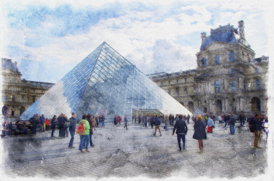 The Louvre Photograph by Tom Reynen