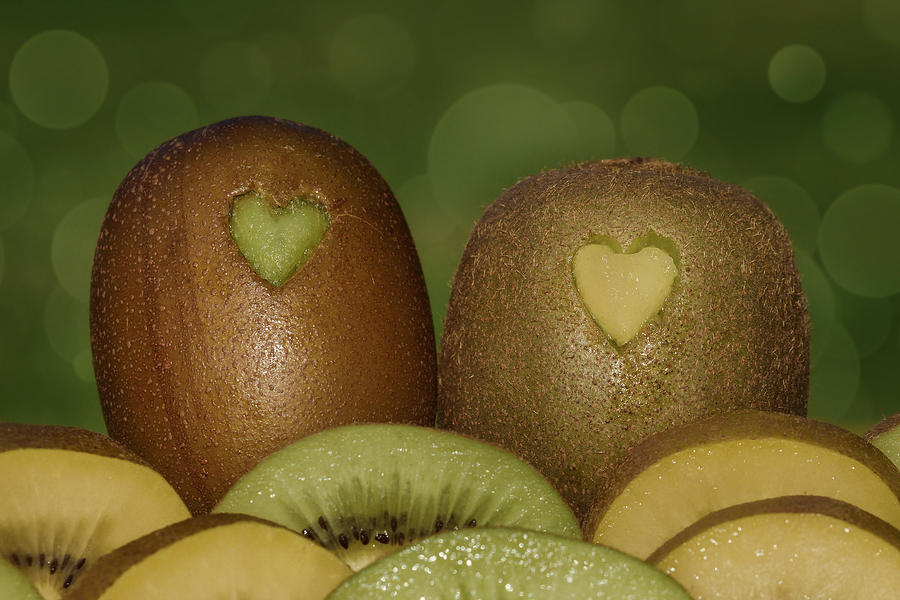 The Love For A Golden And Green Kiwi Photograph