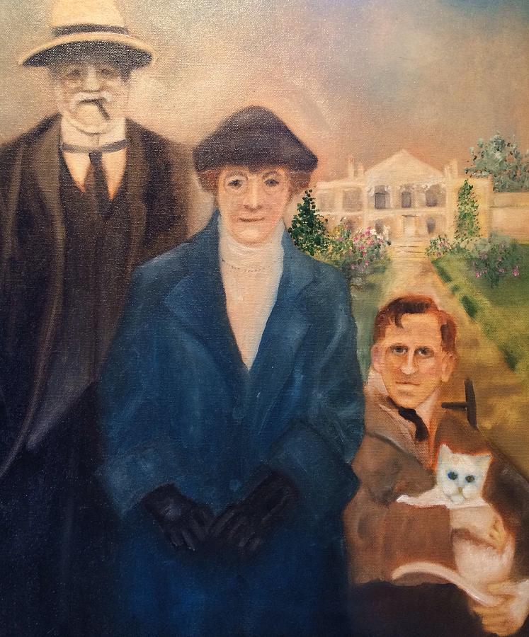 Portrait Painting - The Lovejoys Take Alister Home by Jennifer Buerkle