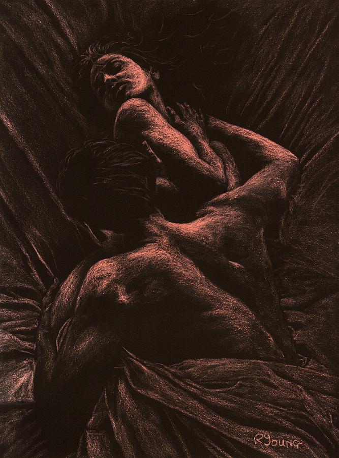 The Lovers Pastel by Richard Young