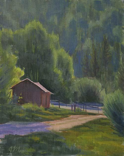 Landscape Painting - The Lower Corral - Rock Creek by Joe Mancuso