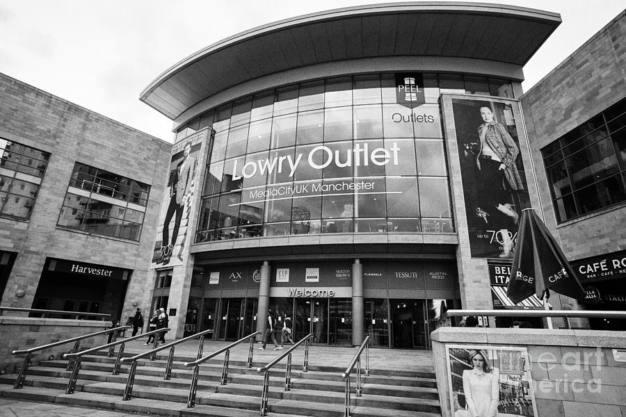 Lowry Photograph - The lowry outlet shopping mall Manchester uk by Joe Fox