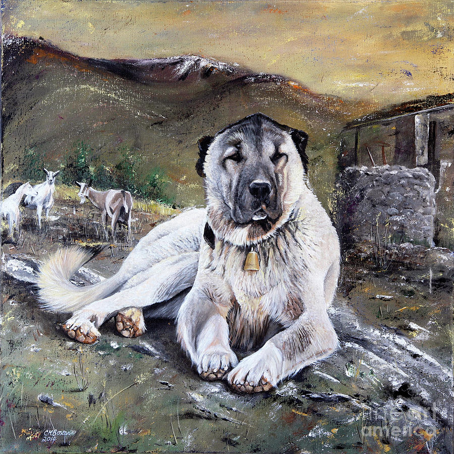 The Loyal Guardian Painting by Carol Bostan