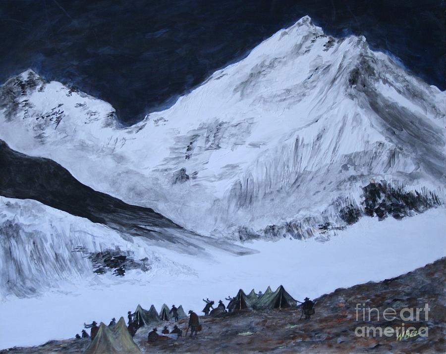 The Lure of Everest Painting by William Bezik