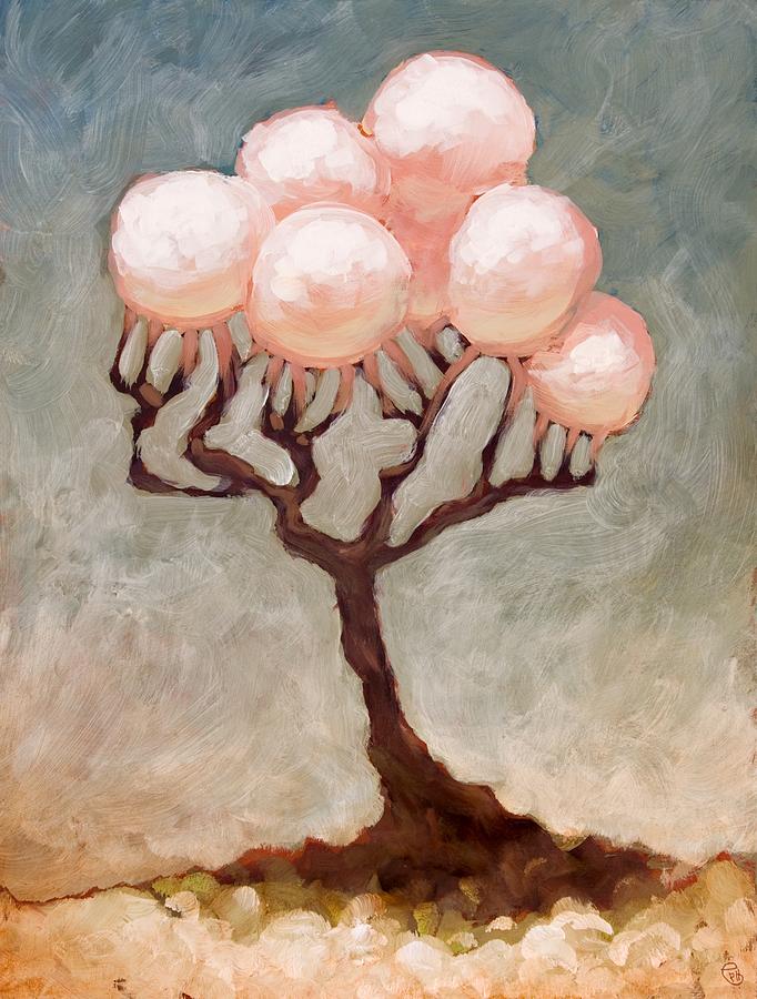 Tree Painting - The Luster in the Sun by Ethan Harris