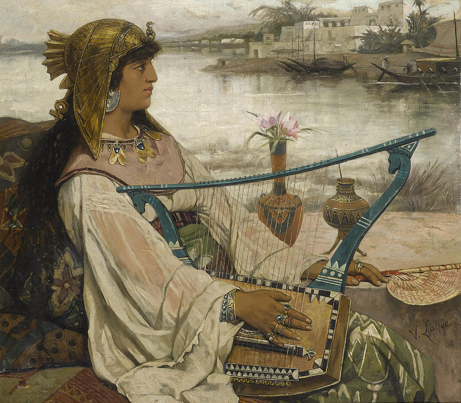 The Lyre Painting by Victor Lagye