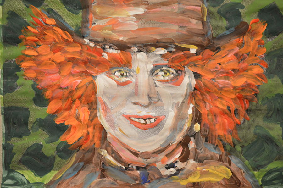 Johnny Depp Painting - The Mad Hatter by Vikram Singh