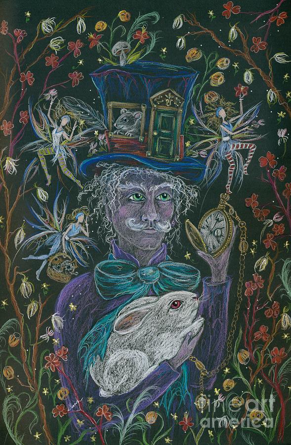 The Maddening Hatter Drawing by Dawn Fairies