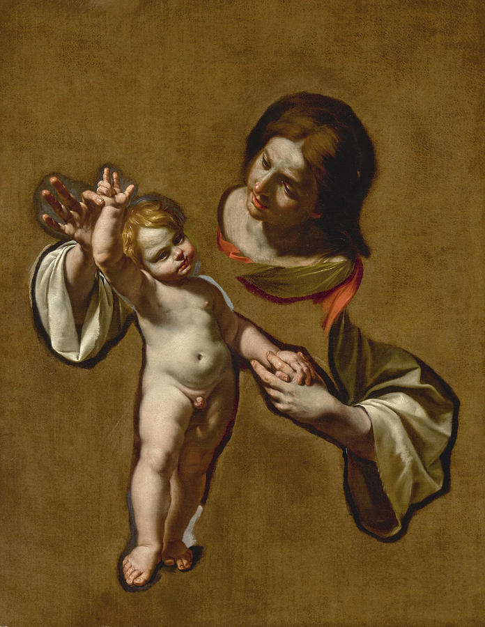 The Madonna and Child Painting by Cristoforo Savolini