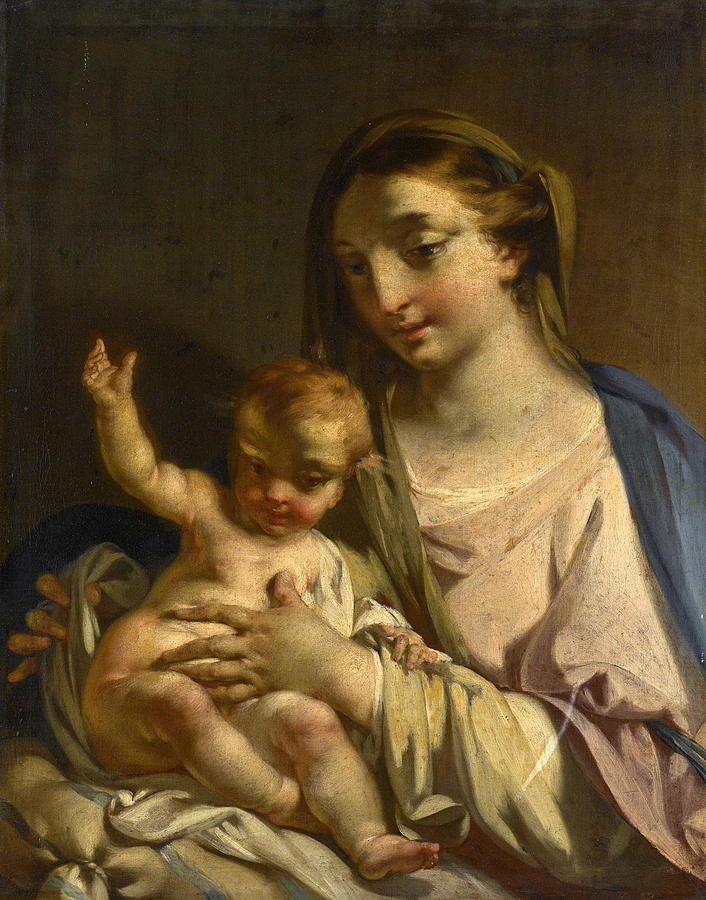 The Madonna and Child Painting by Francesco Capella