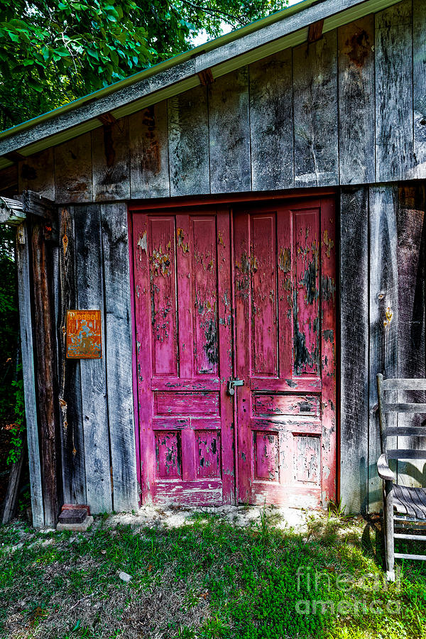 The Magenta Doors Photograph by Paul Mashburn