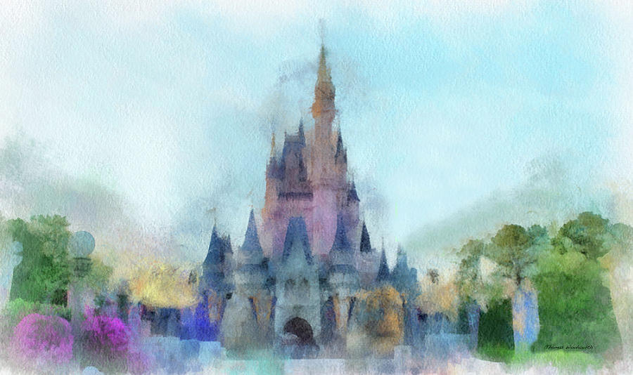 The Magic Kingdom Castle WDW 05 Photo Art Photograph by Thomas Woolworth