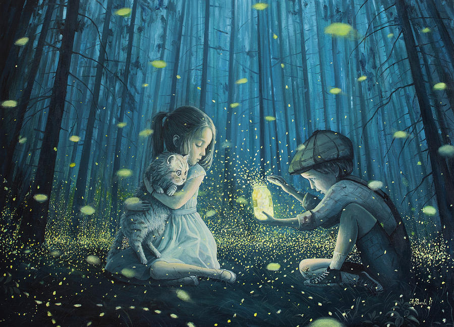The Magic Lantern Painting by Adrian Borda