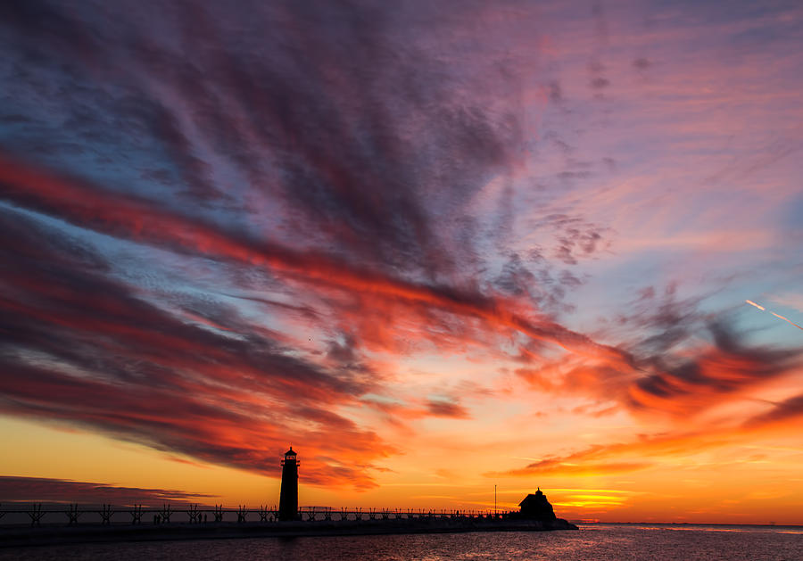 The Magic of Grand Haven Photograph by Joe Holley