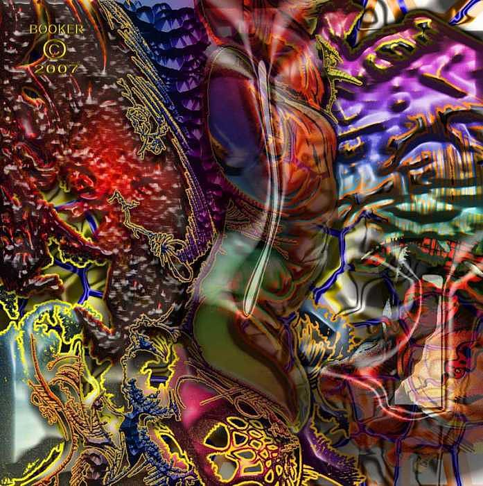 Jazz Mixed Media - The MAGIC of OP by Booker Williams Jazz Mixed Media - The MAGIC of OP by Booker Williams