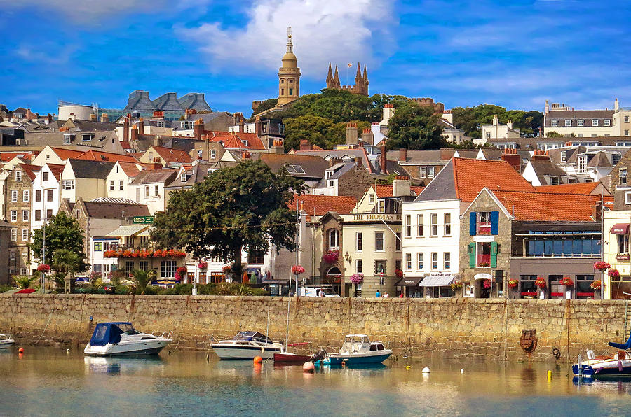 The Magic of St. Peter Port in Guernsey Photograph by Mitchell R Grosky