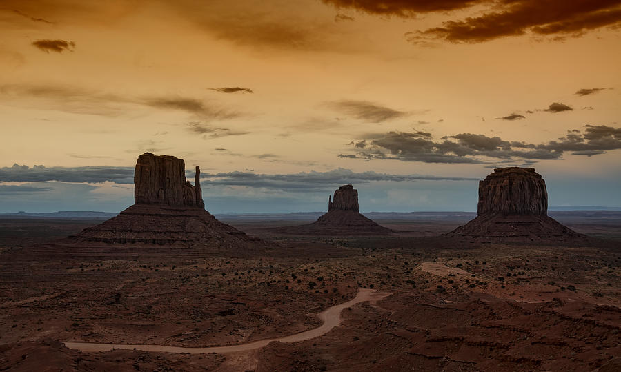 Nature Photograph - The Magical Beauty of Monument Valley  by Saija Lehtonen