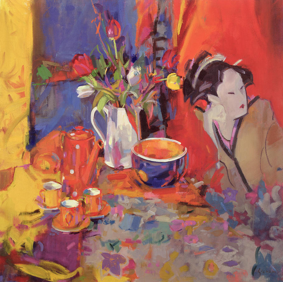 Still Life Painting - The Magical Table by Peter Graham
