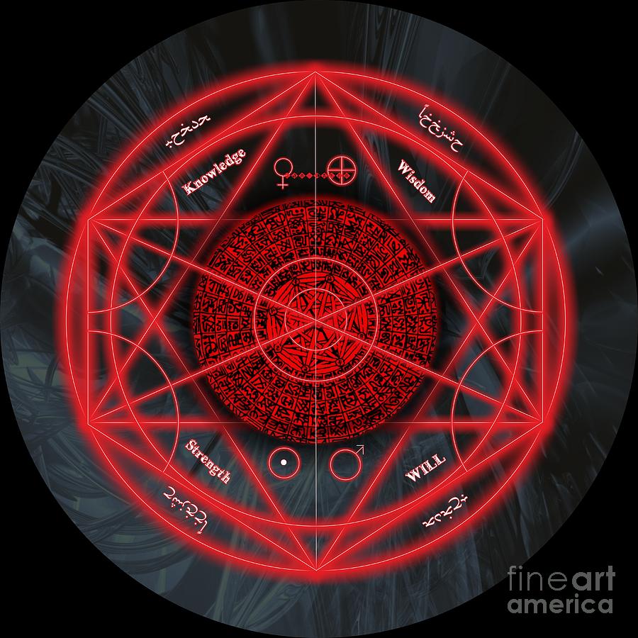 The Magick Circle Digital Art by Esoterica Art Agency