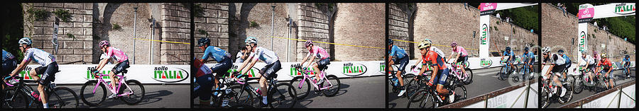 Transportation Photograph - The Maglia Rosa Froome grabs Giro dItalia in Rome by Stefano Senise