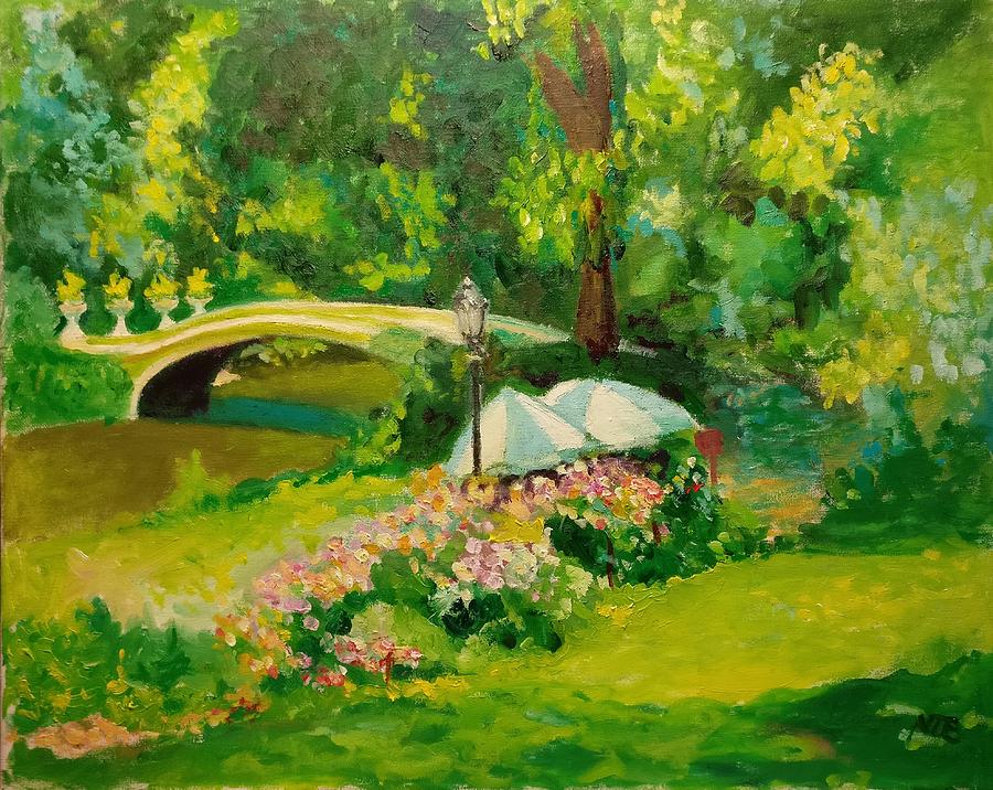 The Magnificent Bow Bridge Painting by Nicolas Bouteneff