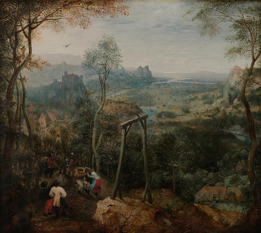 The Magpie on the Gallows Painting by Pieter Bruegel the Elder