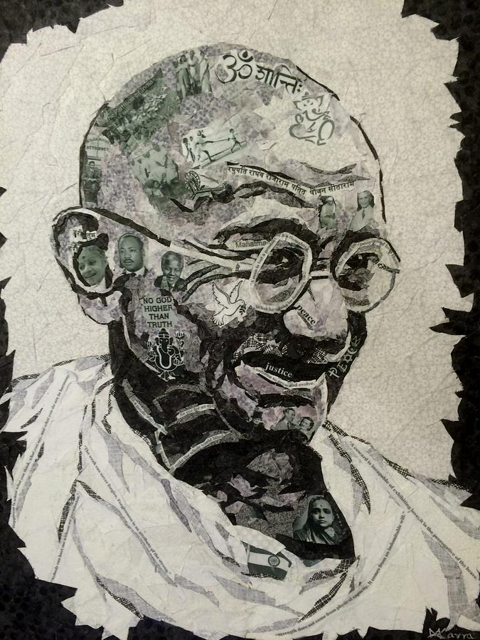 The Mahatma Painting by Mihira Karra
