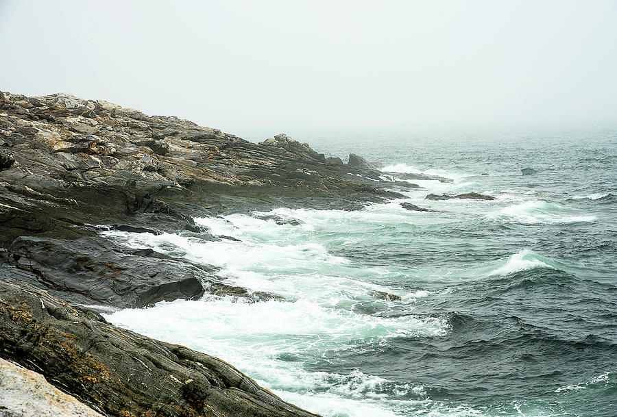 The Maine Coast Photograph by Gordon Ripley