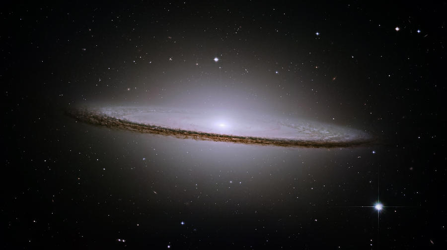 Space Photograph - The Majestic Sombrero Galaxy by Mark Kiver