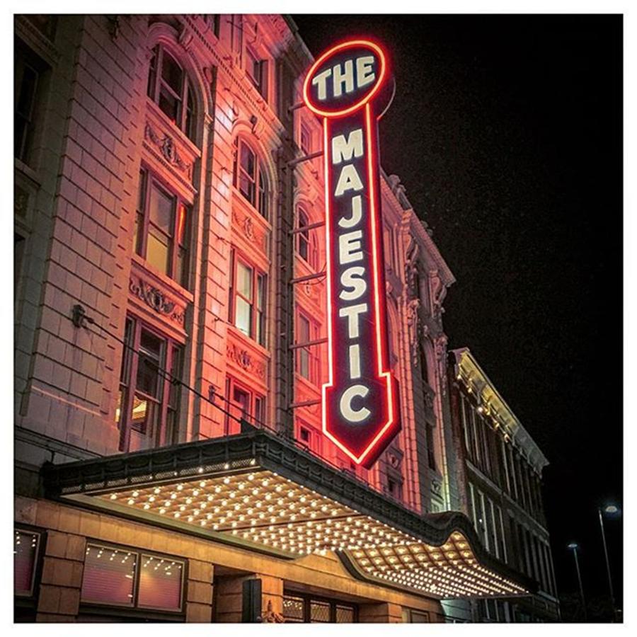 Dallas Photograph - The Majestic #theater Going Strong by Alexis Fleisig