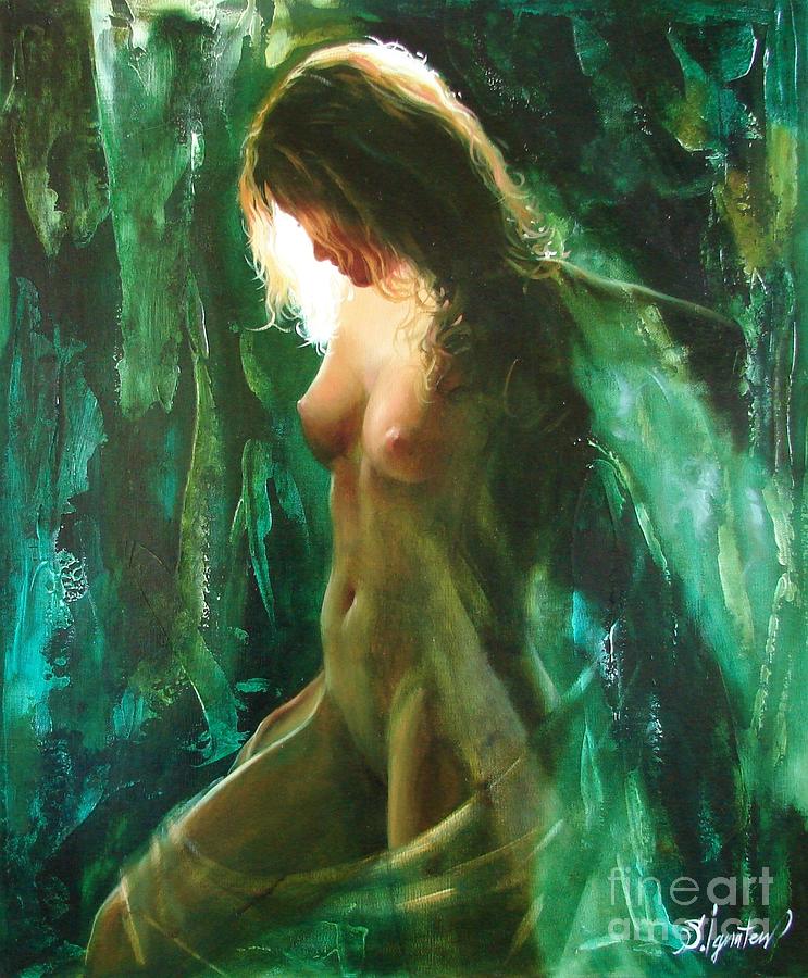 The malachite light Painting by Sergey Ignatenko