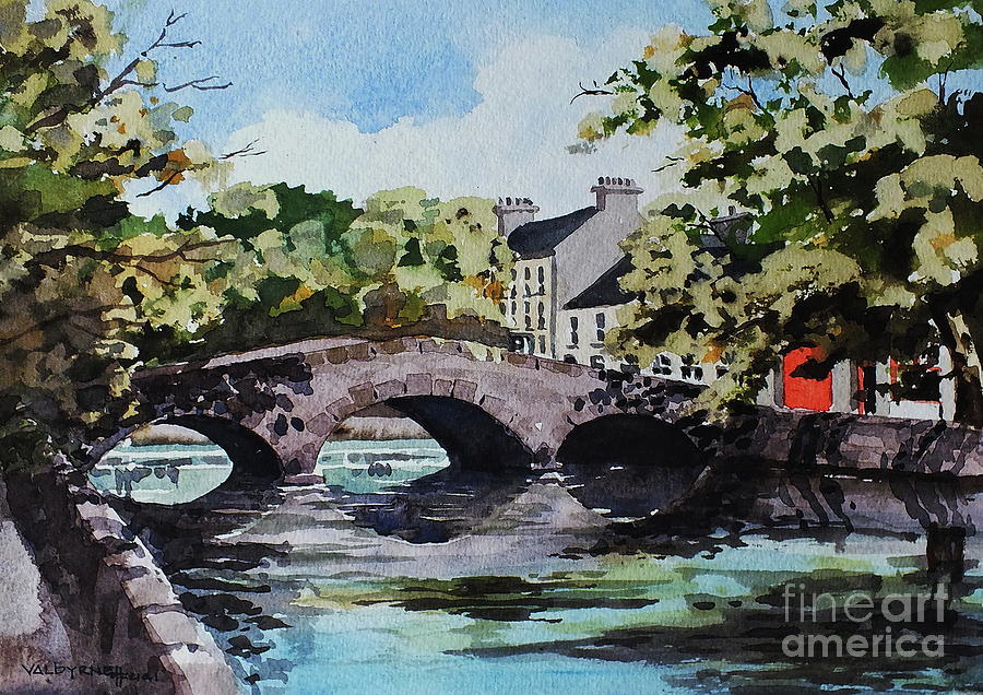 The Mall, Westport, Mayo Painting by Val Byrne