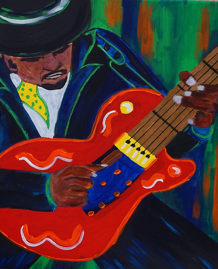 The Man  Painting by Deedee Williams