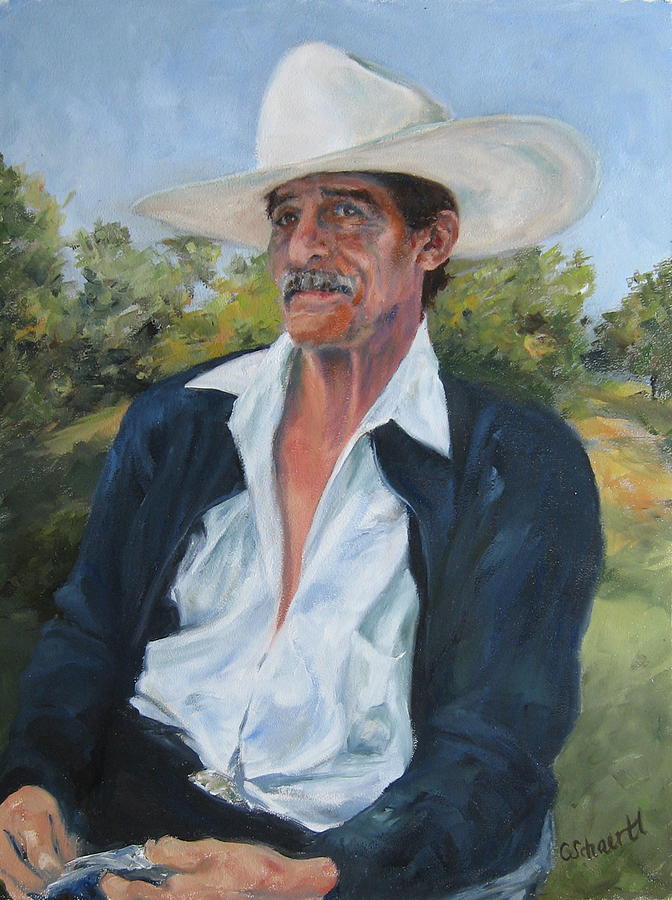 The Man from the Valley Painting by Connie Schaertl
