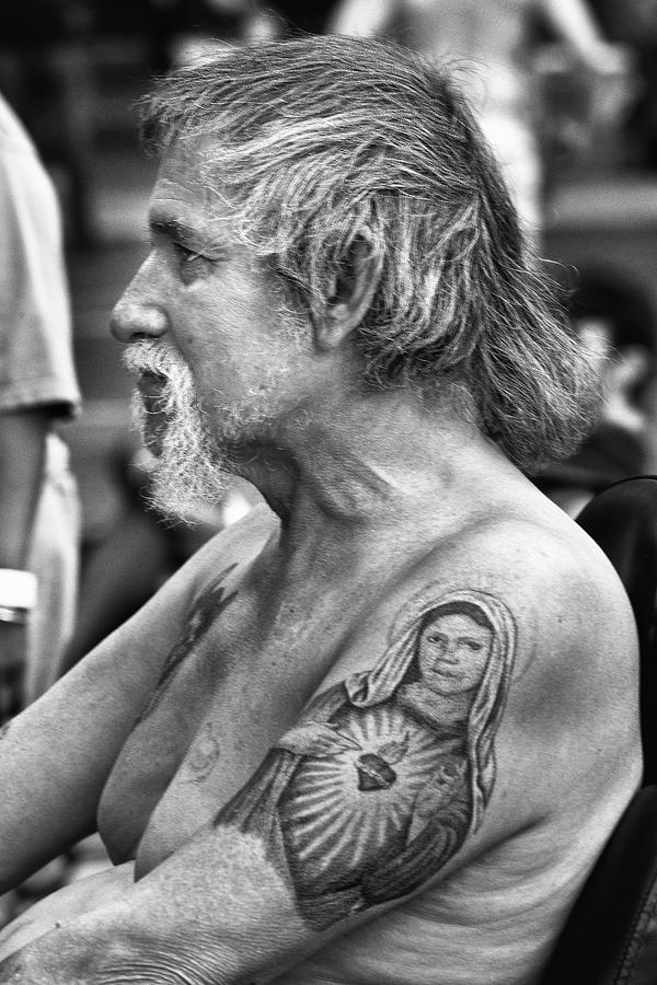 The Man With a Tattoo Photograph by Robert Ullmann