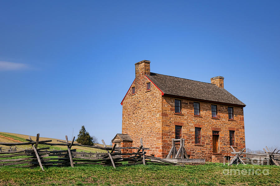 The Manassas Stone House Photograph by Olivier Le Queinec