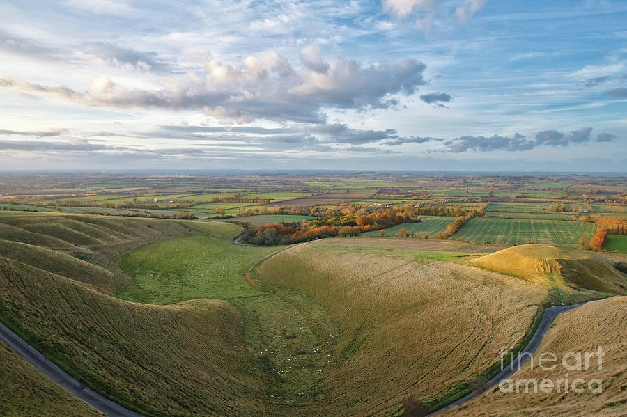 The Manger at Uffington in Autumn Photograph by Tim Gainey