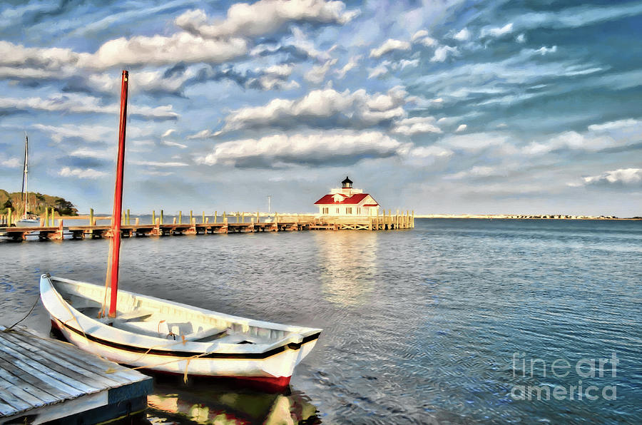 The Manteo Waterfront Photograph by Mel Steinhauer