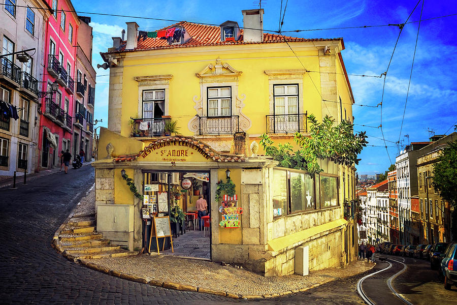 The Many Colors of Lisbon Old Town  Photograph by Carol Japp