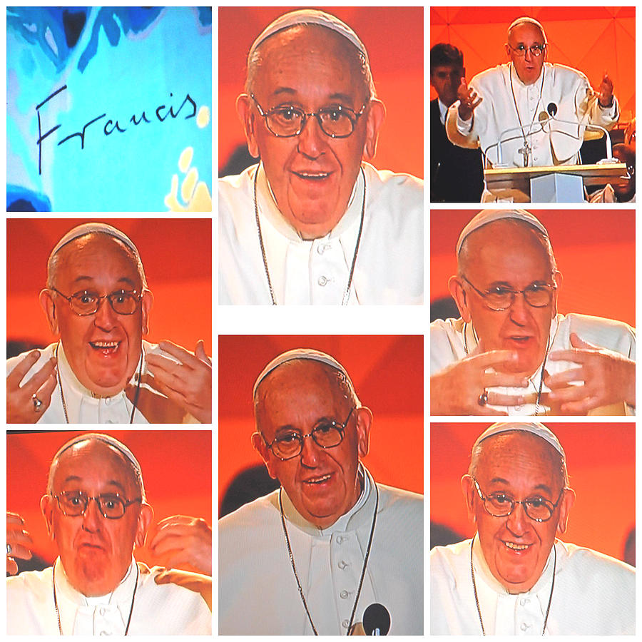 The Many Faces Of Francis Photograph by Jay Milo