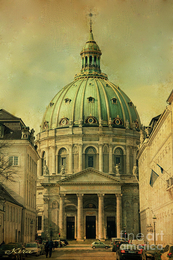 The Marble Church in Copenhagen Photograph by Kira Bodensted