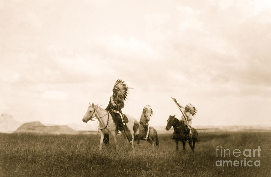 The march of the Sioux Photograph by American School