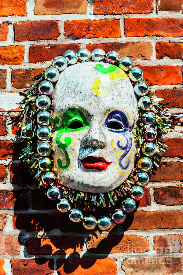 The Mardi Gras Mask Photograph by Frances Ann Hattier